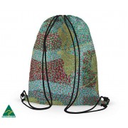 Aboriginal Art Drawstring Bag - Sheryl J Burchill Sunrise